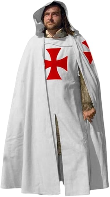 Medieval Hooded Renaissance Costume – Multicolor Historical Halloween & Cosplay Outfit