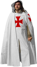 Medieval Hooded Renaissance Costume – Multicolor Historical Halloween & Cosplay Outfit