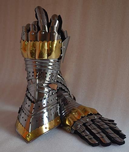 Medieval Metal Gauntlets – Functional Knight Armor Gloves