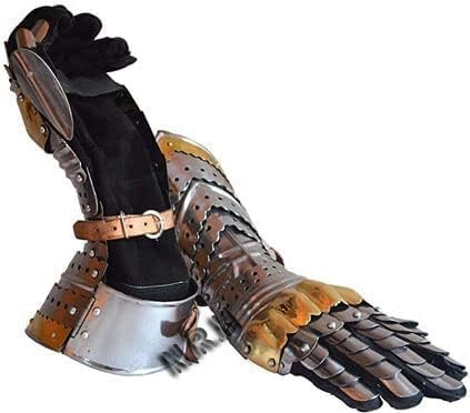 Medieval Metal Gauntlets – Functional Knight Armor Gloves