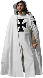 Medieval Hooded Renaissance Costume – Multicolor Historical Halloween & Cosplay Outfit