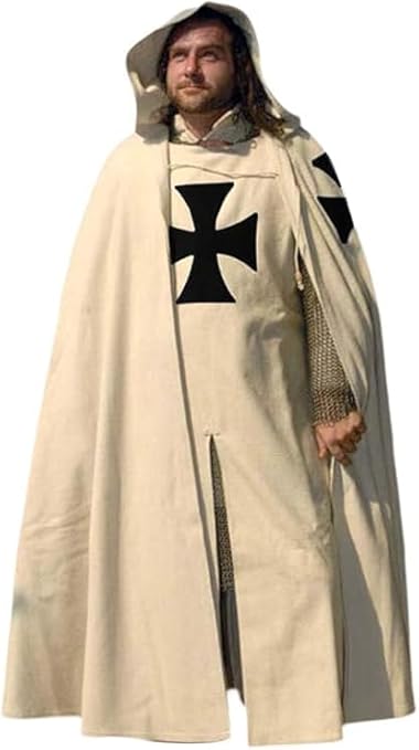 Medieval Hooded Renaissance Costume – Multicolor Historical Halloween & Cosplay Outfit