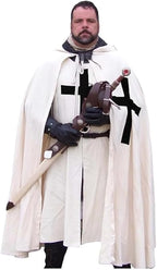 Medieval Knights Hospitaller Templar Tunic & Cloak Set