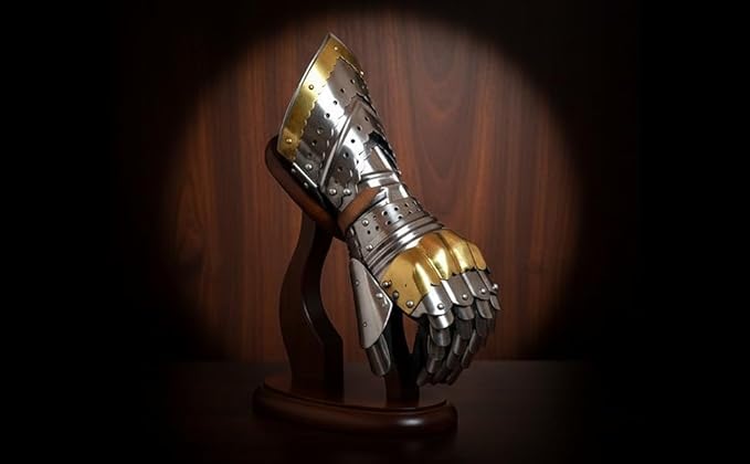 Medieval Metal Gauntlets – Functional Knight Armor Gloves