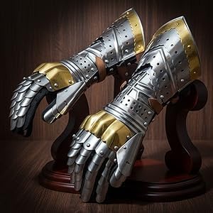 Medieval Metal Gauntlets – Functional Knight Armor Gloves