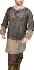 Medieval Butted Chainmail Hauberk – Full Sleeve Knight Armour