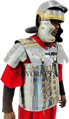 Roman Centurion Armor Costume – Lorica Segmentata with Helmet