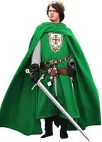 Kingdom Medieval Templar Knight Costume – Multicolor Renaissance Crusader Warrior Outfit