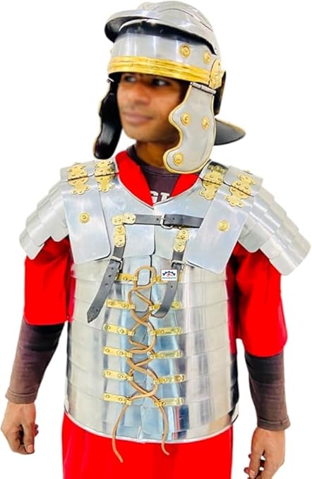 Roman Centurion Armor Costume – Lorica Segmentata with Helmet