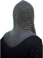 Medieval Riveted Chainmail Coif – Armor Hood for Cosplay & Reenactment