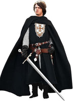 Kingdom Medieval Templar Knight Costume – Multicolor Renaissance Crusader Warrior Outfit