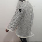 Medieval Aluminium Riveted Chainmail Shirt – Full Sleeve Armour