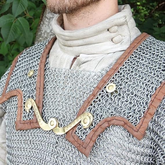 Handcrafted Silver Chainmail Hauberk – Lorica Hamata Armor Shirt