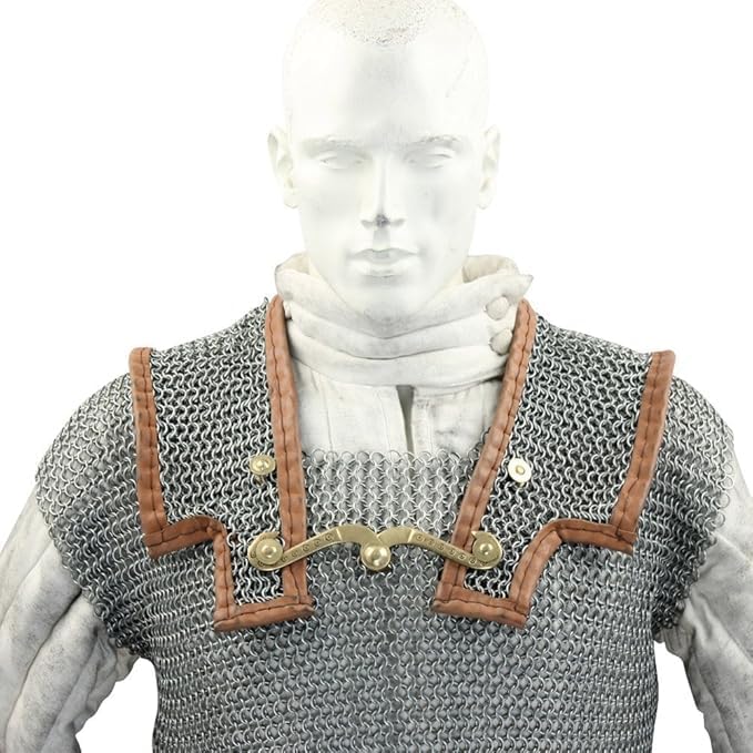 Handcrafted Silver Chainmail Hauberk – Lorica Hamata Armor Shirt