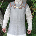 Handcrafted Silver Chainmail Hauberk – Lorica Hamata Armor Shirt