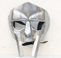 MF DOOM Gladiator Face Mask – Silver Viking Helmet Replica