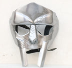MF DOOM Gladiator Face Mask – Silver Viking Helmet Replica