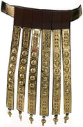 Roman Legionnaire Leather Belt – Brass Fitted LARP Armor Apron  best