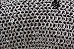 Handmade Medieval Aluminum Chainmail Haubergeon – Riveted Half Sleeve Armor Shirt