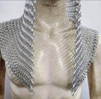 Authentic Medieval Aluminum Chainmail Coif Hood – Lightweight Armor Helmet for LARP, SCA, Cosplay & Knight Costumes
