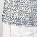 Authentic Medieval Chainmail Haubergeon – Long Warrior Armor Shirt for Renaissance Reenactments