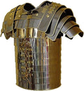 Imperial Roman Segmentata Armor – Brass Trimmed Steel Breastplate