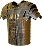 Imperial Roman Segmentata Armor – Brass Trimmed Steel Breastplate