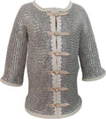 Medieval Aluminium Riveted Chainmail Shirt – Full Sleeve Armour