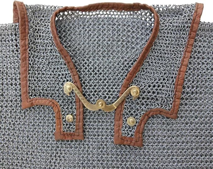 Handcrafted Silver Chainmail Hauberk – Lorica Hamata Armor Shirt