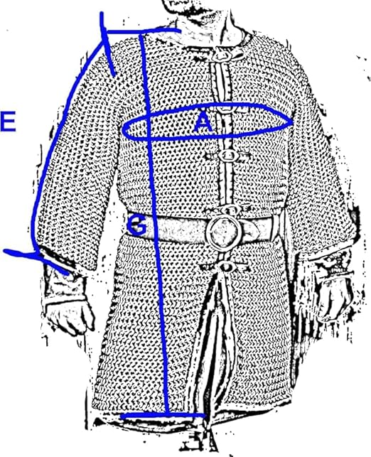 Custom Riveted Aluminum Chainmail Shirt – Leather Trim Medieval Armor for Men