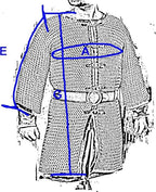 Custom Riveted Aluminum Chainmail Shirt – Leather Trim Medieval Armor for Men