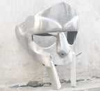MF DOOM Gladiator Face Mask – Silver Viking Helmet Replica