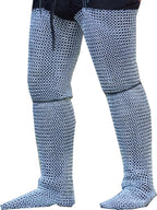 Medieval Knight Chainmail Chausses Leg Armour Pair